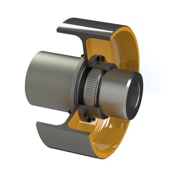 Gear coupling GDU114 ZHENJIANG SUODA COUPLING CO.,LTD. torsion