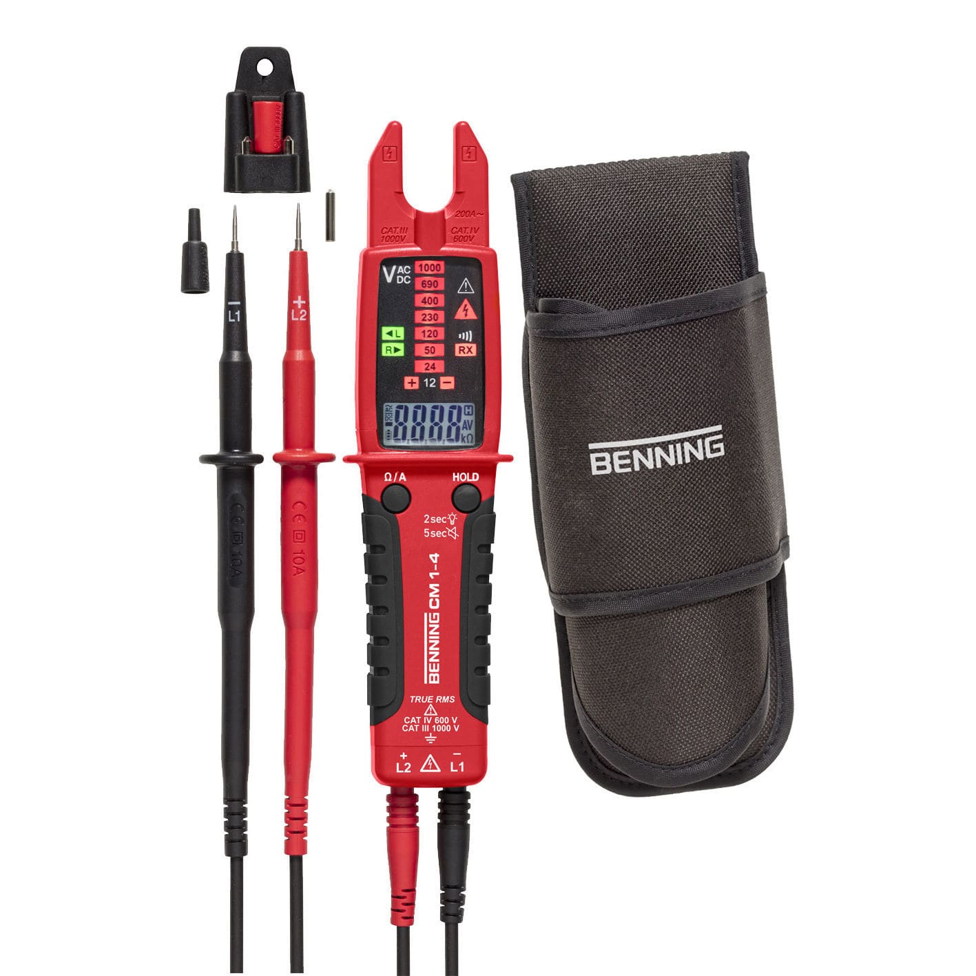 AC/DC current clamp CM 14 Benning portable / measurement