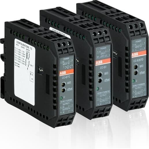 Analog signal converter CCE series ABB temperature regulator