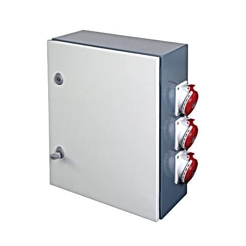 Distribution electrical enclosure DIGITAL ELECTRIC equipped / wallmounted / polyester