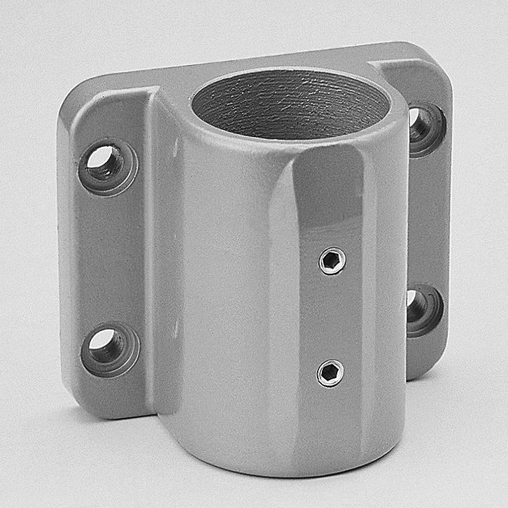 Round tube connector Rohde AG aluminum alloy / swivel bearing