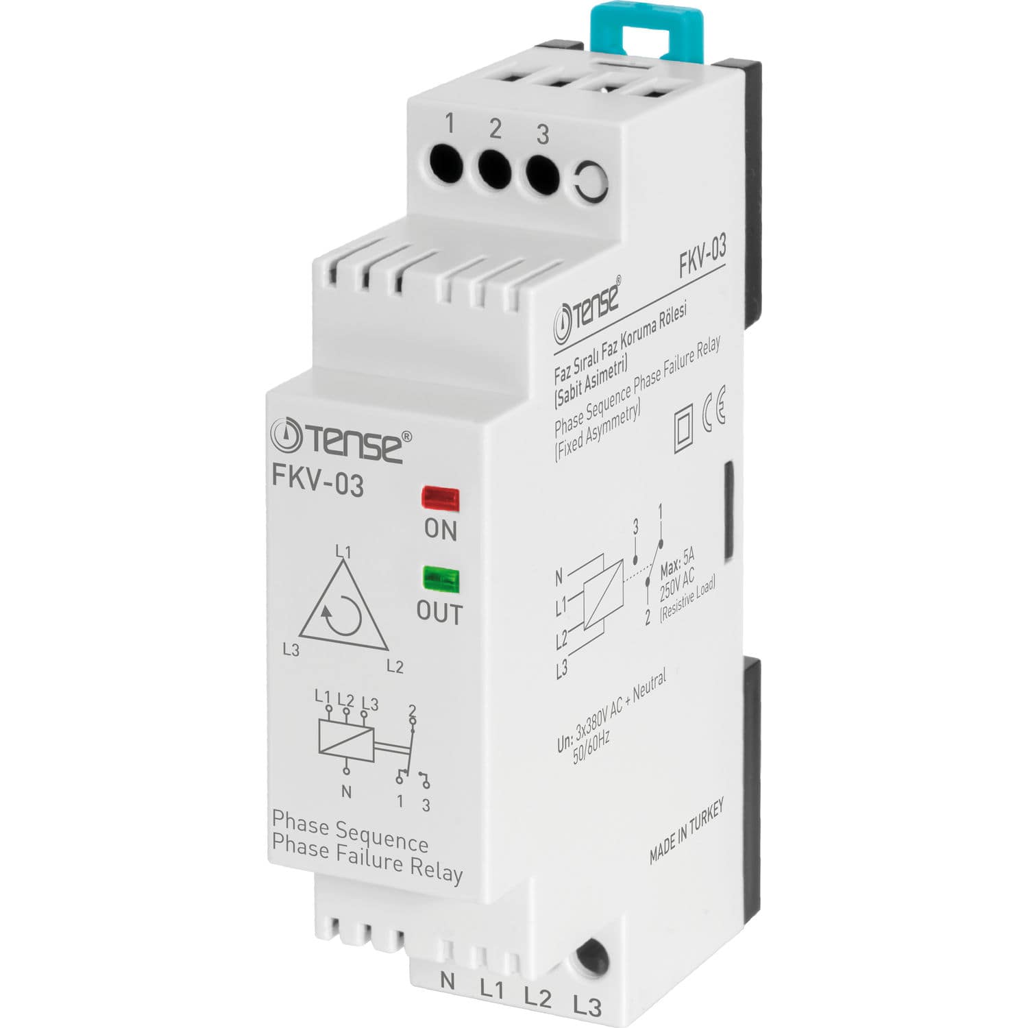 Phase protection relay FKV03 Tense Electronic threephase / AC