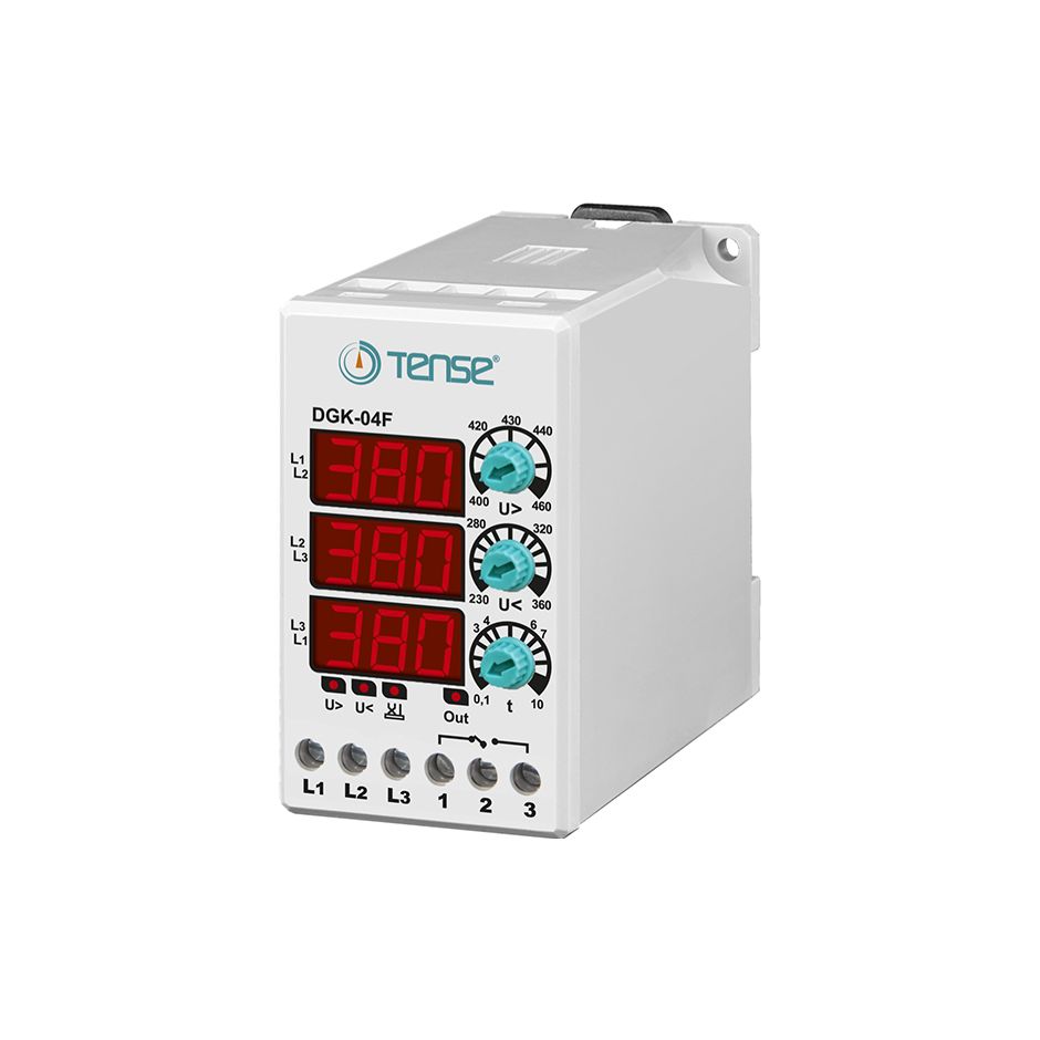 Phase sequence control relay DGK04F Tense Electronic over