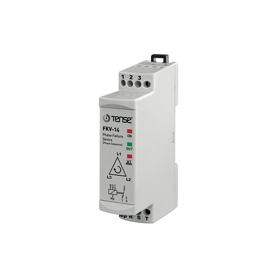 Phase sequence monitoring relay FKV14 Tense DIN rail