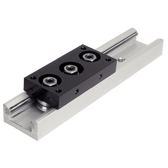 Skate wheel guideway B2GGLMEN Michaud Chailly steel / aluminum / compact