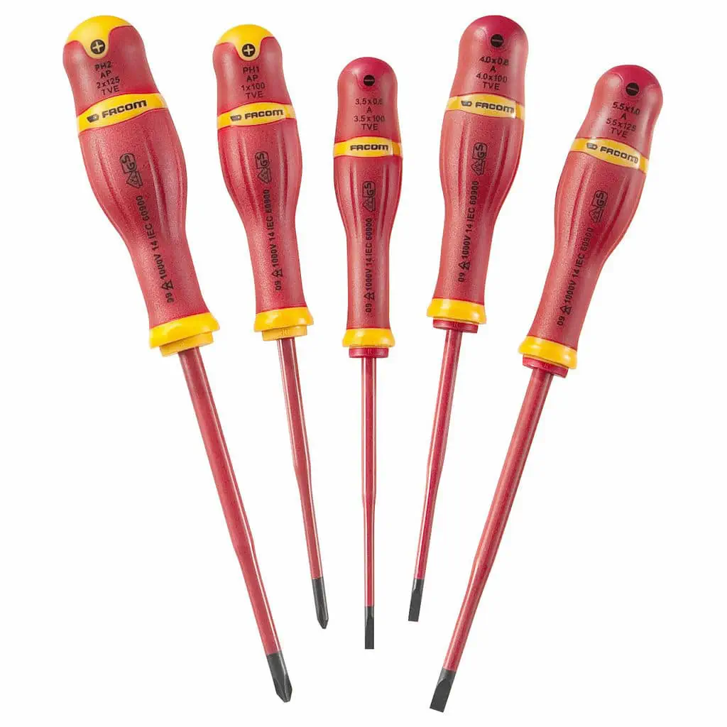 5.5 x 30 x 1.0 Expert By Facom FE165400 Slotted Parallel Screwdriver 