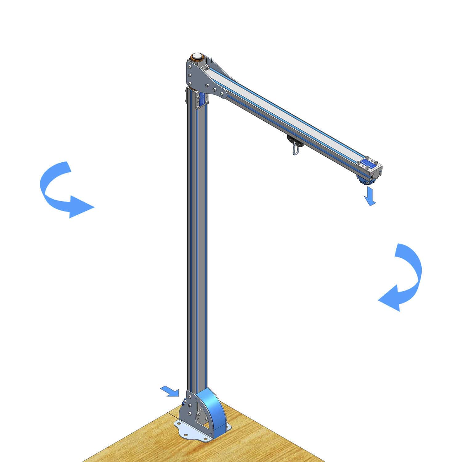 Pneumatic Manipulator Arm - Sab - Teseo - For Tools   Pillar   Rotary