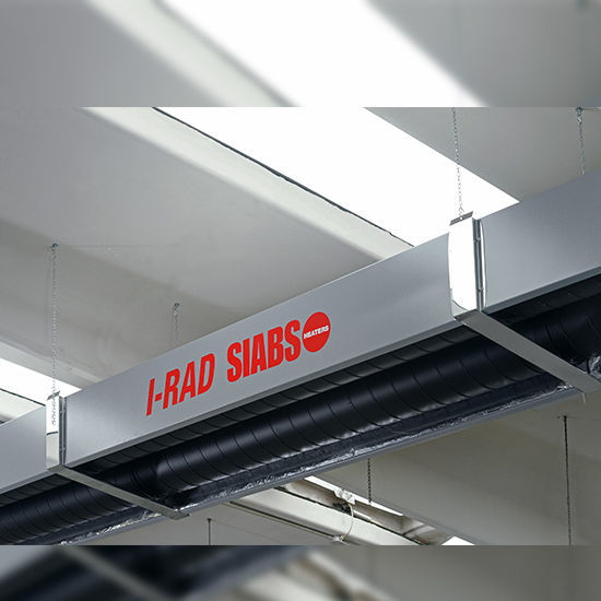 Gas radiant heater - I-RAD - Siabs srl - for heating / tube