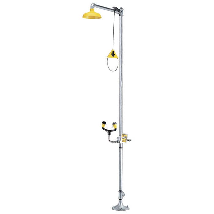 Floor-standing safety shower - 01050205 series - ENCON SAFETY PRODUCTS ...