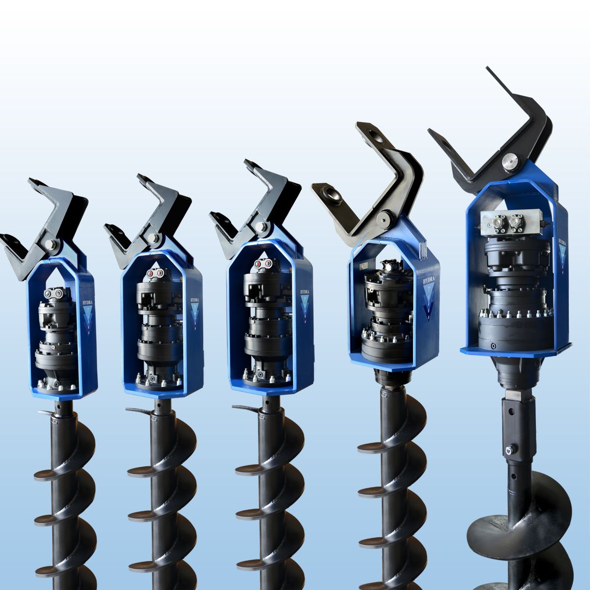 Hydraulic auger MAXI Hydra S.r.l. for excavators / helical