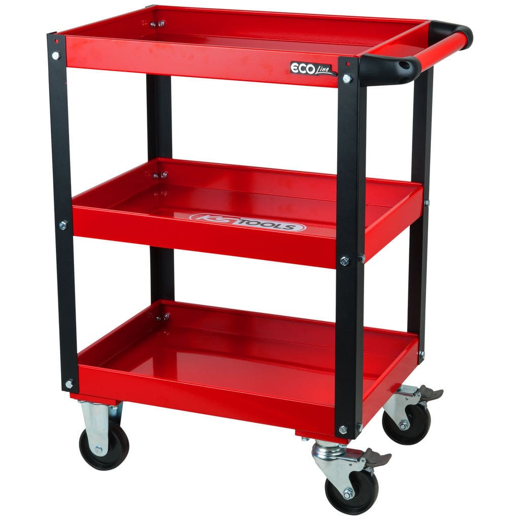 Workshop trolley - 890.0001 - Kstools - steel / 3 levels / tool-holder