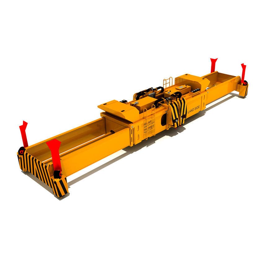 Container spreader - 39 series - TEC CONTAINER - horizontal / electric ...