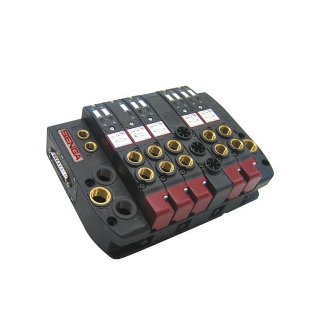 Pneumatic distribution block SIM 150 series SENGA electricallyoperated / modular / compact