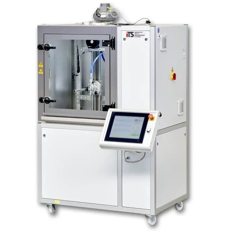 Water jet test chamber - DWT - iTS GmbH - high-pressure