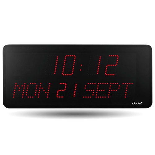 Calendar clock - STYLE 10D - BODET TIME SPORT - double-sided / wall ...