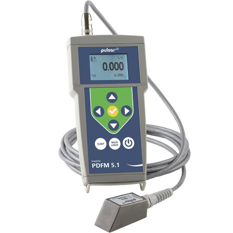 Doppler ultrasonic flow meter PDFM 5.1 Pulsar Measurement for