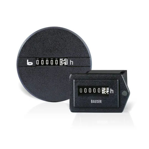 Hour counter AC 256 271.2 BAUSER analog / electromechanical