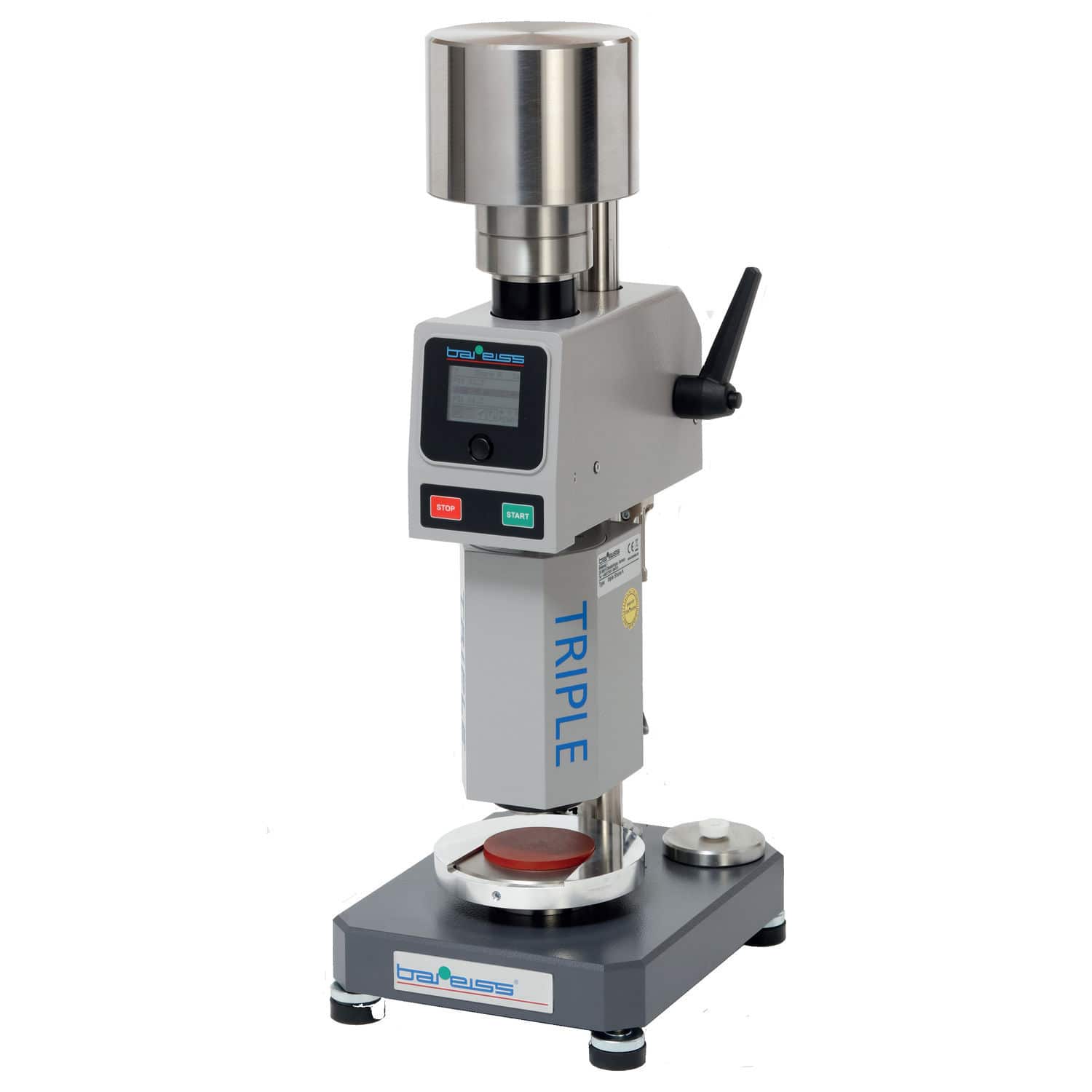 Shore A hardness tester Triple BAREISS benchtop / for rubber