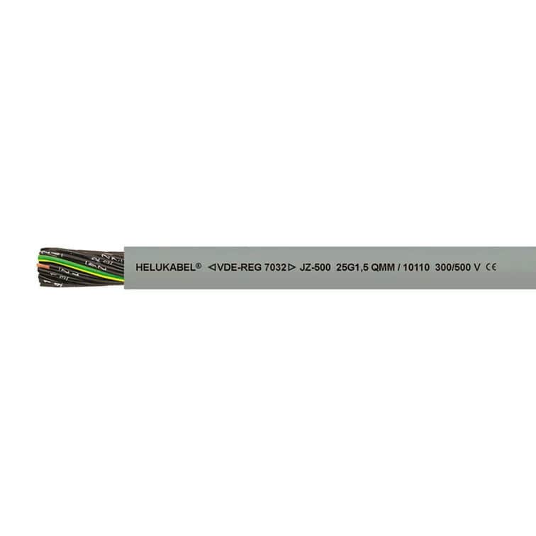 DIN electrical cable JZ500 HELUKABEL flameretardant / stranded