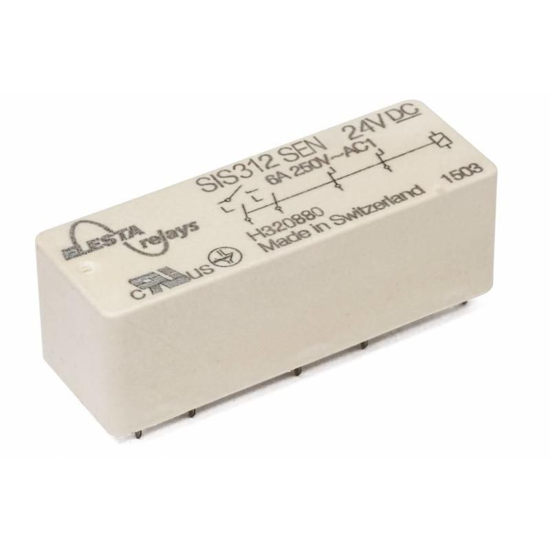 24 Vdc electromechanical relay SIS312 SEN ELESTA GmbH 12 Vdc