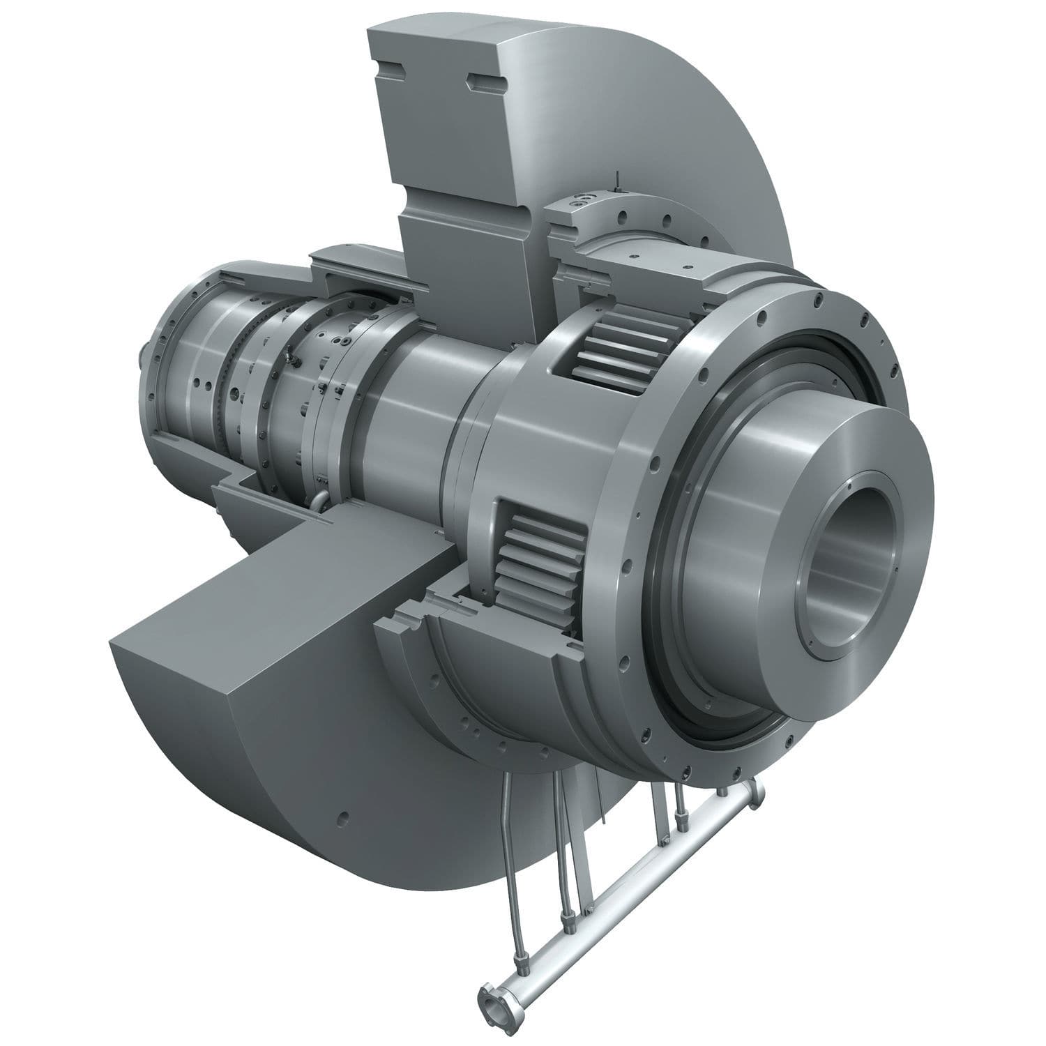 Friction clutch and brake 045 Ortlinghaus hydraulic / with bearings