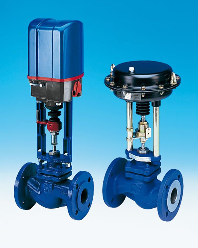 Control valve / electricallyoperated / pneumaticallyoperated / for
