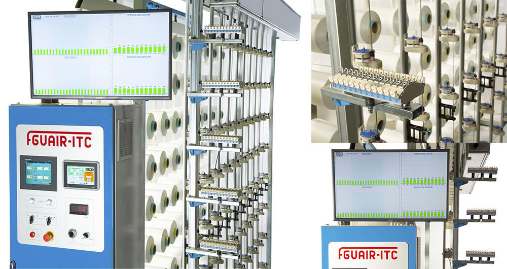 Yarn tension measurement control system - ITC - COMSAT - automatic