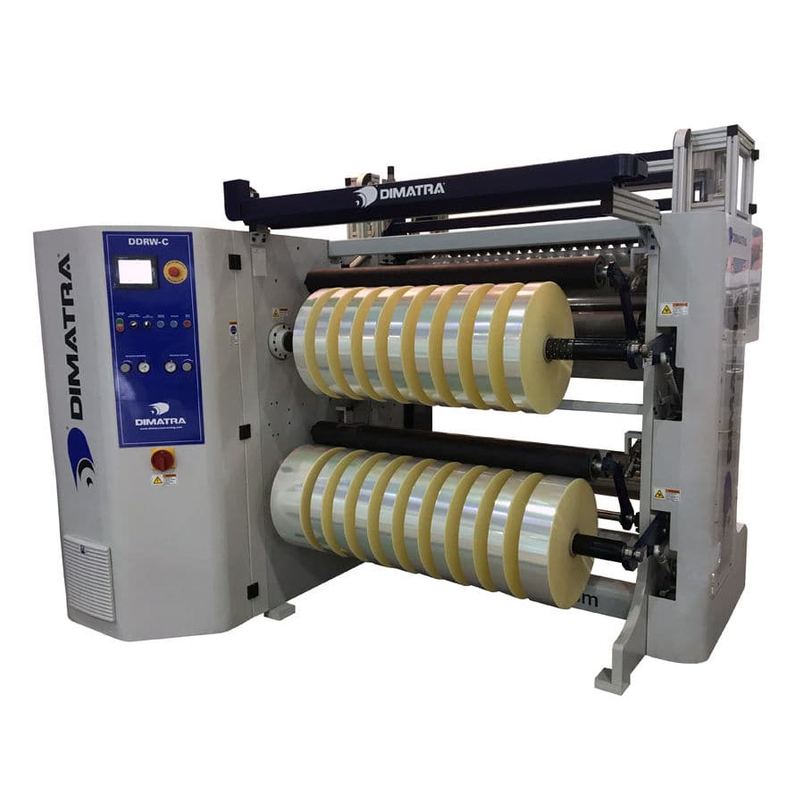 Duplex turret slitterrewinder Dimatra for paper / for plastic