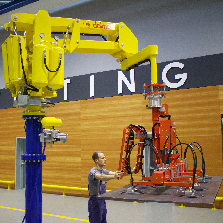 Pneumatic manipulator - DALMEC - with suction cup / sheet metal / for ...