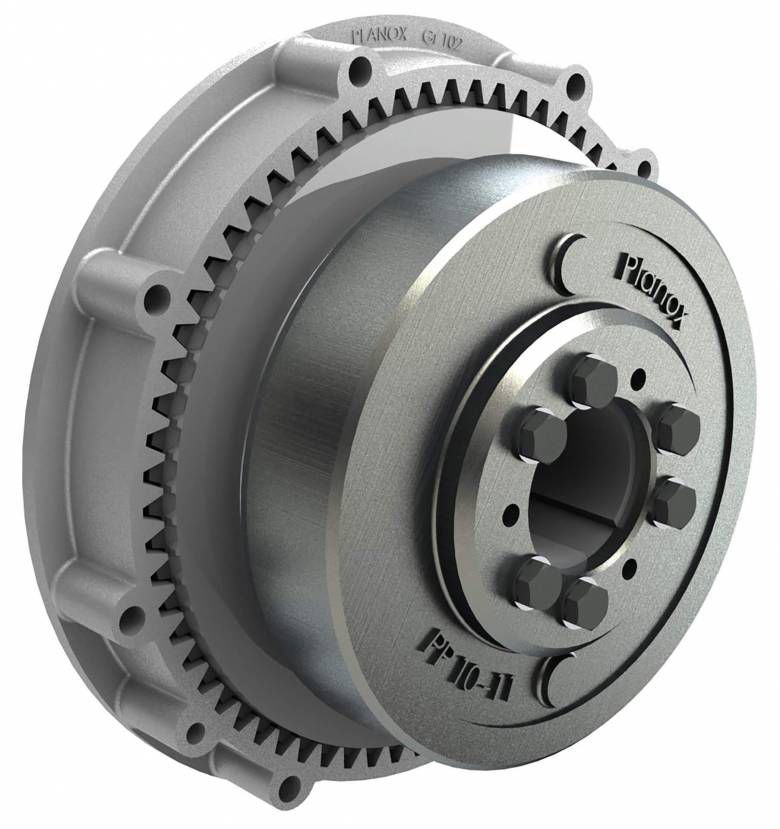 Friction clutch - Planox® P series - DESCH - pneumatic / spring / hydraulic