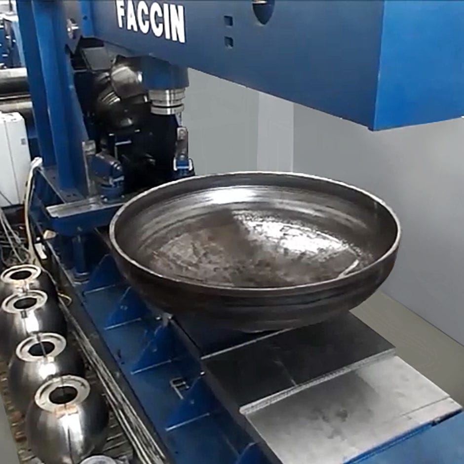Automatic flanging machine BF Faccin CNC / for sheet metal / for