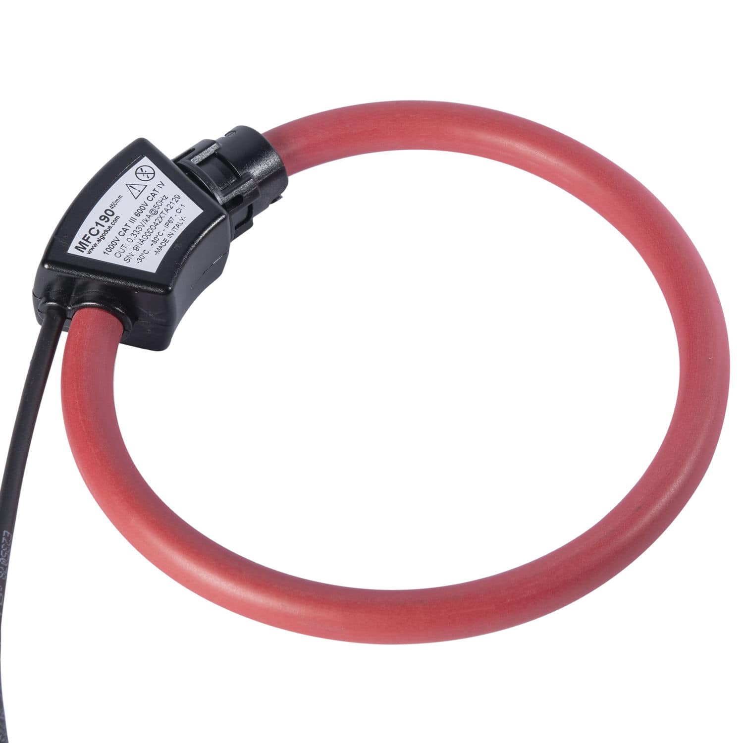 Rogowski coil current sensor MFC190 Algodue Elettronica flexible