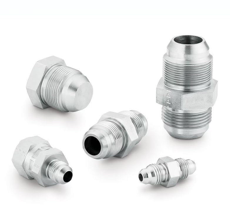 Hydraulic adapter Komatsu® Parker Tube Fittings Division hose