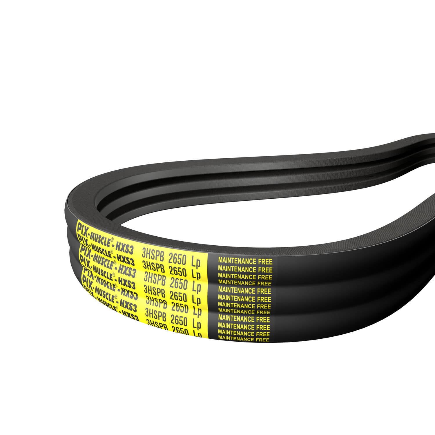 Maintenancefree power transmission belt PIXMuscle ®HXS3 PIX