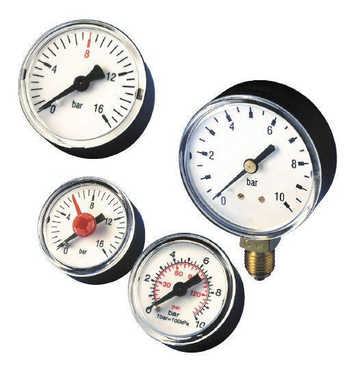 Absolute pressure gauge - P-915 - U.S. GAUGE - analog / threaded / brass