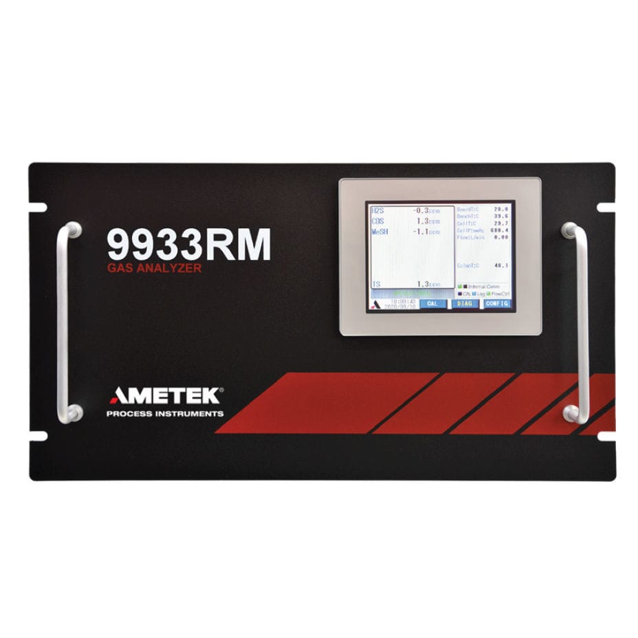 Natural gas analyzer 9933RM AMETEK Process Instruments hydrogen
