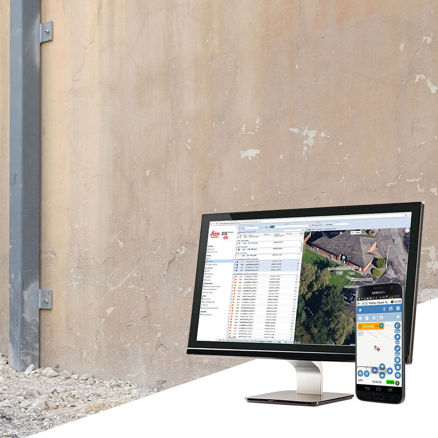 Detection mapping system - DX Manager - Leica Geosystems - mobile