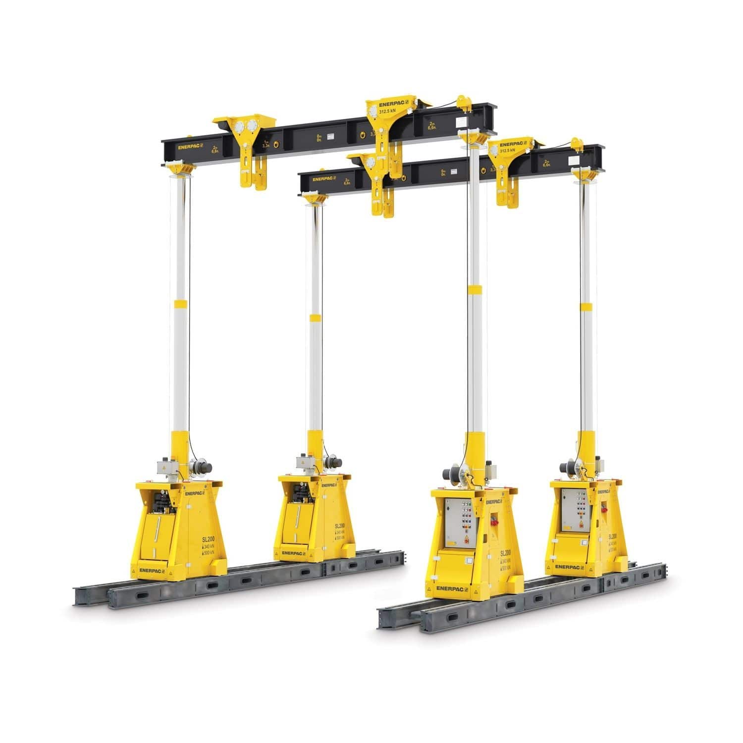 Hydraulic gantry crane - SL series - ENERPAC - rail-mounted / for heavy ...