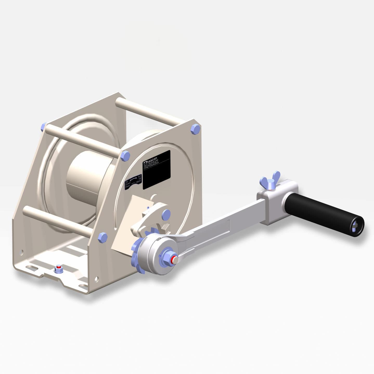 Manual winch 4483 haacon hebetechnik gmbh wire rope / for