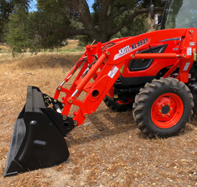 Standard bucket KL5521 Kioti for loaders / for tractors