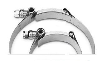 Stainless steel hose clamp - Clampco - bolt / T