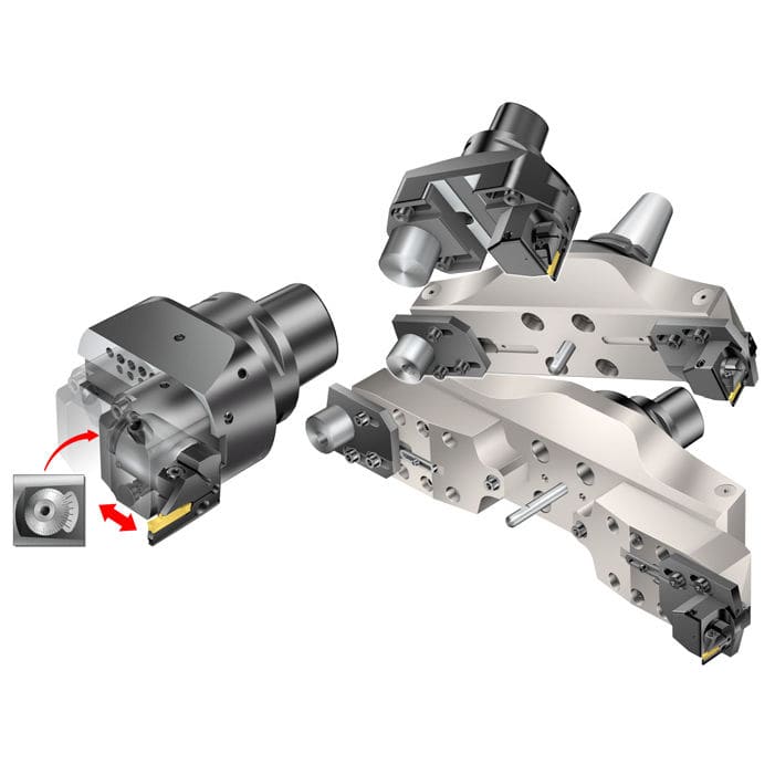 Face grooving tool CoroBore 825 SL Sandvik Coromant axial / insert