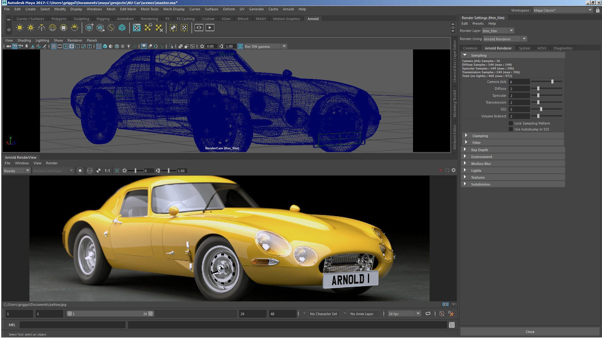 autodesk arnold renderer