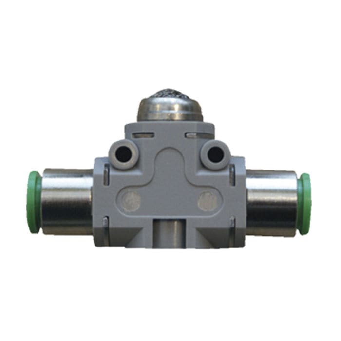 Piston valve DEV series ZIMMER GROUP lever / inline / exhaust