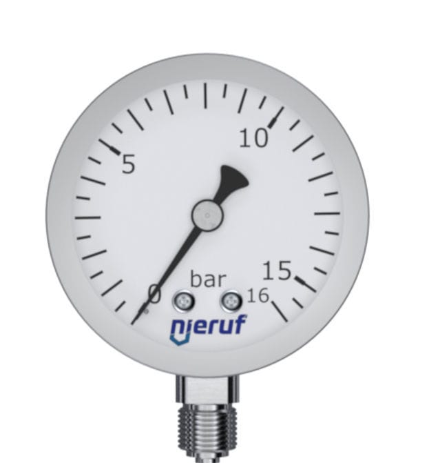 Absolute pressure gauge MM06 NieRuf Gmbh analog / threaded / G 1/4