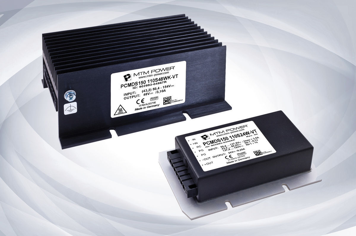 Chassismounted DC/DC converter PCMDS150 24S Series MTM Power