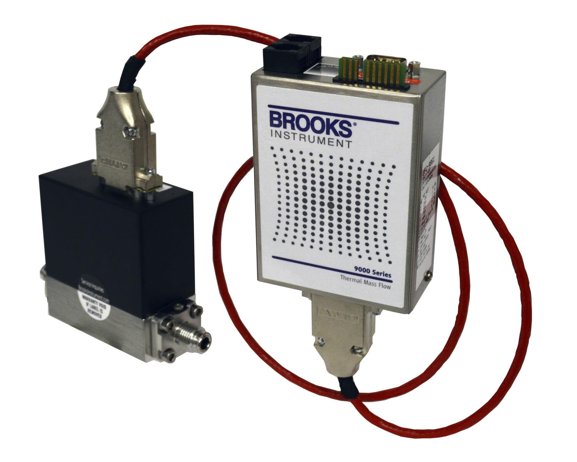 Thermal mass flow meter 9861 Brooks Instrument for gas