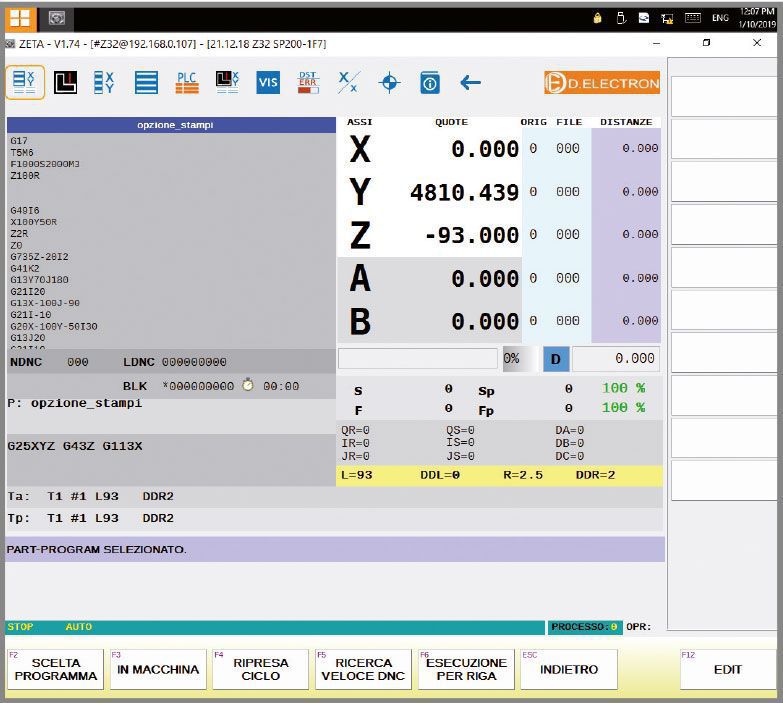 Interface software - SELCA® - D.Electron - programming / development ...