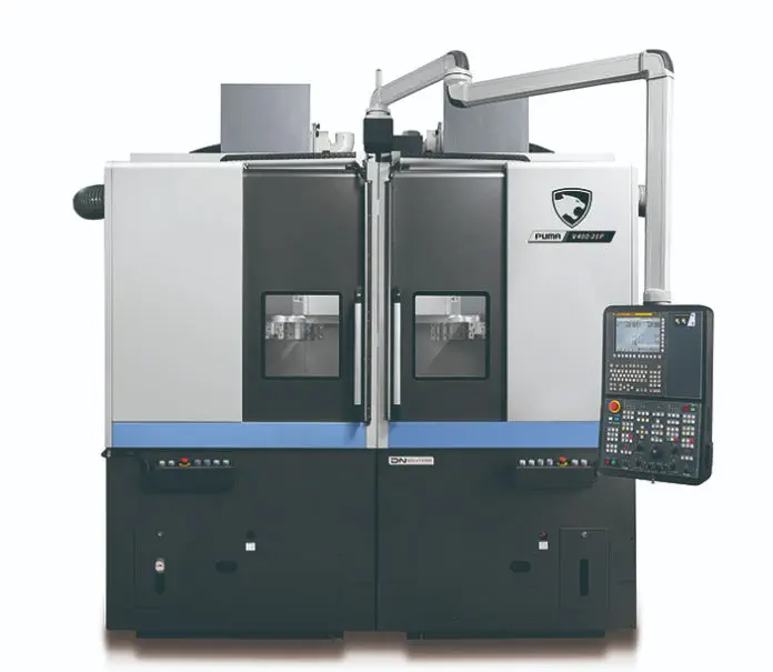 CNC turning center - PUMA V40 series - Doosan Infracore Machine
