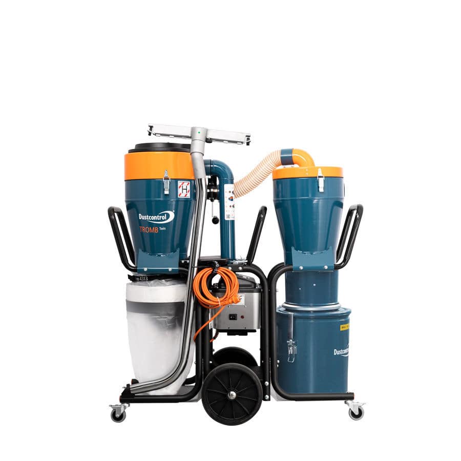 Industrial dust extractor - DC Tromb 400 Twin La - Dustcontrol AB - dry ...